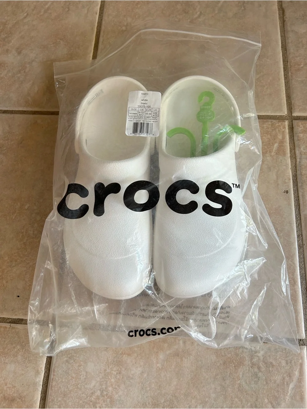 Crocs Men’s Classic Clog - White